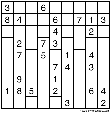 Web Sudoku - Printable Daily Sudoku Variation