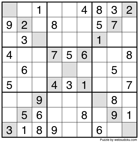 Web Sudoku - Printable Daily Sudoku Variation