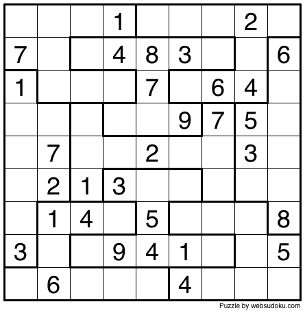 Web Sudoku - Printable Daily Sudoku Variation